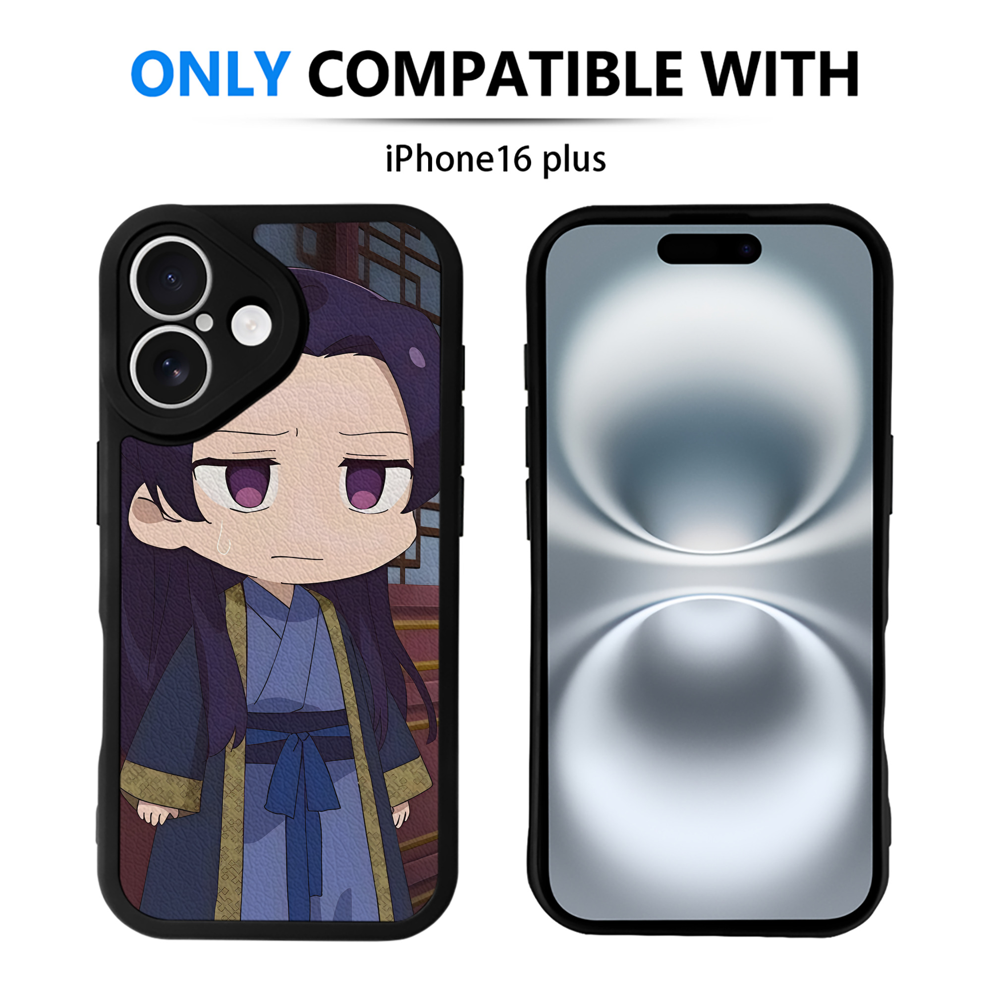 薬屋のひとりごと The Apothecary Diaries 【iPhone 16シリーズ対応】シリコンスマホケース（レザー調） 材質：シリコン